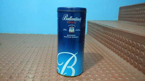 Lata De Whisky Ballantines Finest Para Botella 1litro Vacia 