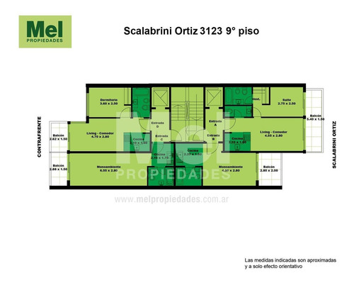 Imagen 16 de 19 de Departamento En El Emprendimiento Scalabrini Ortiz 3123
