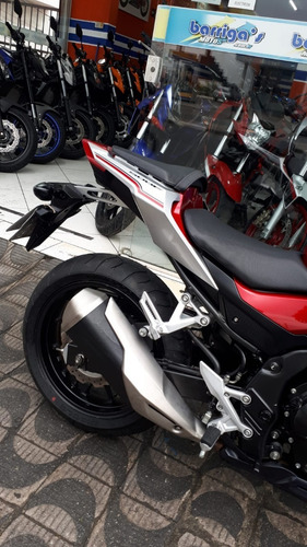 Imagem 10 de 14 de Honda Cb 500f Abs 2019 Vermelha Impecável