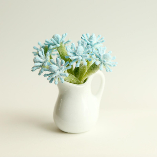 Accesorios De Flores Para Casa De Muñecas, Casa De Azul