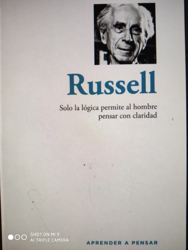 Bertrand Russell Filosofia Coleccion Aprender A Pensar Nuevo