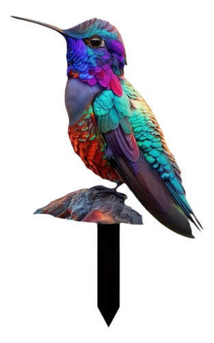 2d Colibrí Década De Jardín Decorativo Acrílico