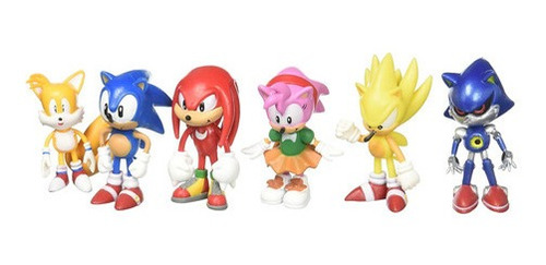Sonic The Hedgehog Figura De Acción (6 Unids/set) [juguete]