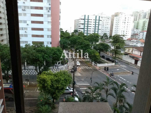Imagem 2 de 13 de Apartamento Com 2 Dorms, Ponta Da Praia, Santos - R$ 390 Mil, Cod: 2716 - V2716