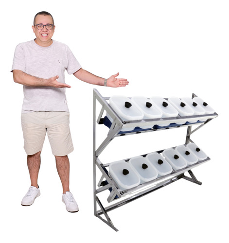 Condimentadora Pizzarola Refrigerada Com 12 Cubas