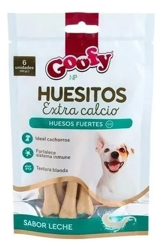 Huesitos Extra Calcio Para Cachorros Marca Goofy