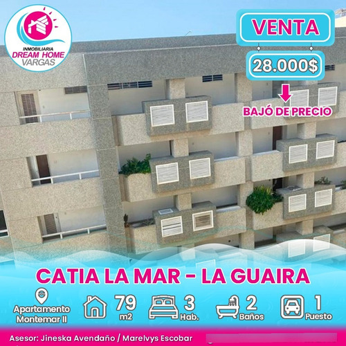  Apartamento En Venta Playa Grande, Catia La Mar  La Guaira