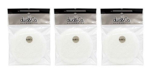 Diswald & Co X 3 Cisne Puff Make Up Maquillaje Facial 77052