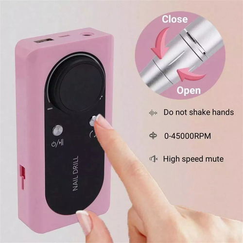 N Polidor De Unhas Profissional Portátil, Furadeira, Lixa