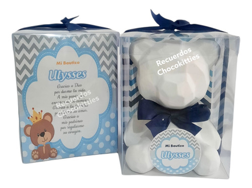6 Recuerdos Osos Ositos Alcancias Baby Shower Comunion
