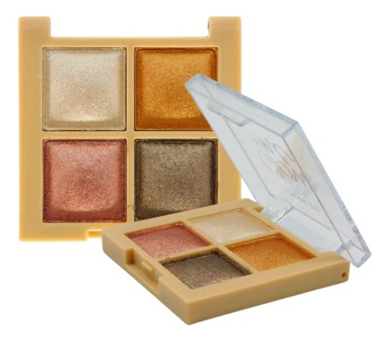 Paleta Sombras Cobrizas Metalizadas Ojos Glow Me Pink 21