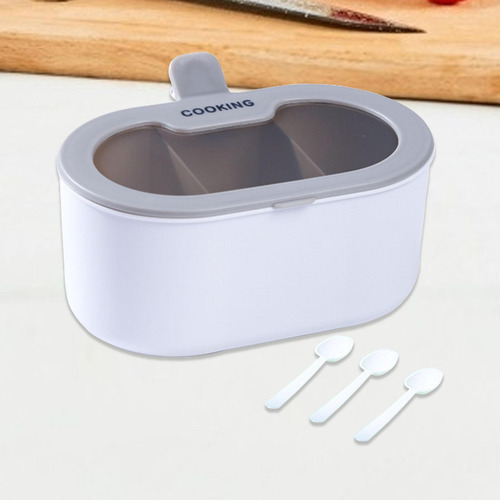Caja De Condimentos Contenedores De Especias Con Gris
