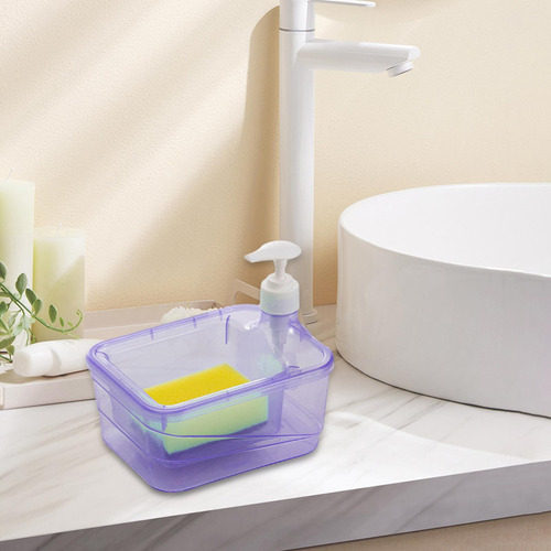 Youpin Dispensador De Jabón Y Soporte Para Estropajo,