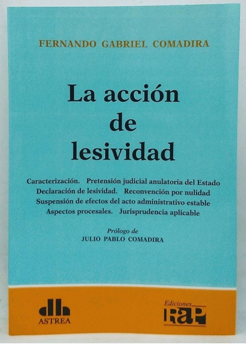 La Acción De Lesividad Comadira, Fernando G.(autor)