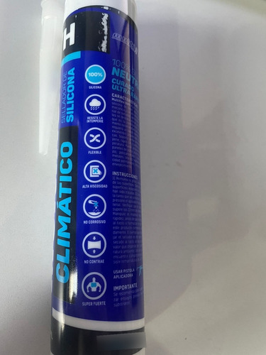 Sellador Silicona Multiflex Dvh Negro - 300ml 12 Unid.