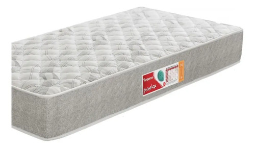 Colchão Solteiro ProRelax Turquesa 88x188cm D33 Espuma Cinza - Shark Móveis