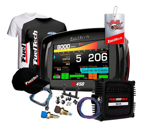 Fueltech Ft450 + Peak And Hold 4a + Sensores + Ultra Brindes