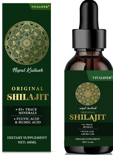 Aceite De Gotas Líquidas De Resina De Shilajit Orgánico Puro