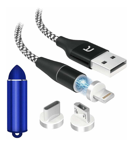 Cable De Carga Magnetica, Cable Usb De Carga Micro Tipo C C