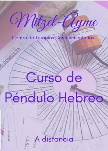 Curso De Péndulo Hebreo+ Péndulo Con Etiquetas+ Certificado