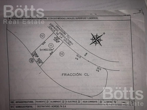 Venta Lote Castores Ii Vista Al Lago Principal De Nordelta - Tigre