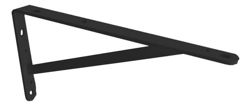 Mão Francesa Reforçada 40cm Preta Multivisão