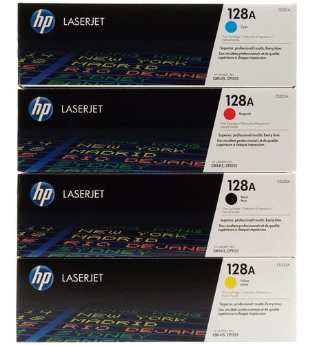 Toner Hp 128a Ce320a Ce321a Ce322a Ce323a Cp1525/cm1415