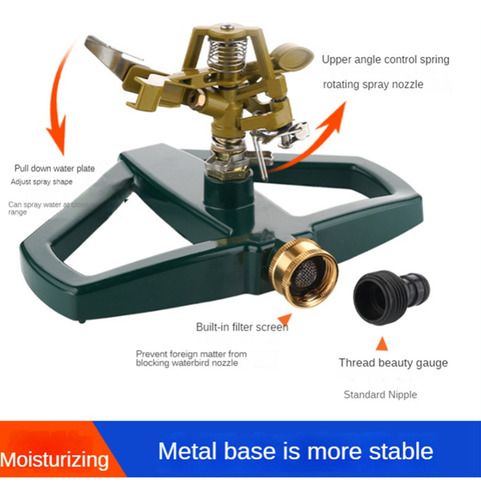 Aspersor De Impacto Con Base, Aspersor Circular Con Rociador