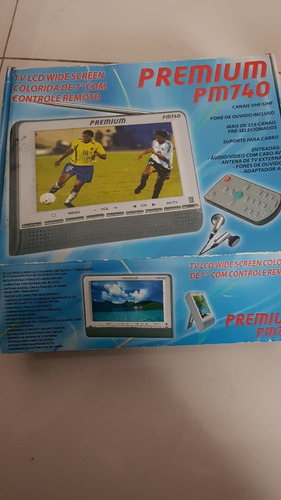 Tv Lcd Wide Screen Colorida 7 Com Controle Remoto