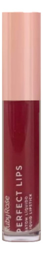 Batom Liquido Perfect Lips Hb L6200 Fearless Ruby Rose J
