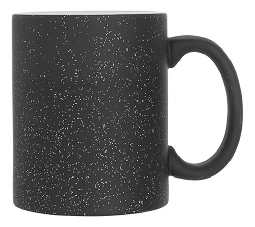 Sublimacion Tazon Magico Negro Con Glitter 11 Onza + Caja