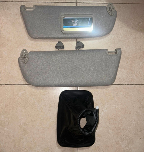 Par De Viseras Con Soportes,funda Palanca Chevy C1,c2,c3