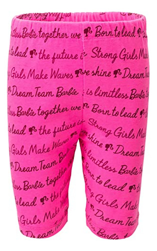 Conjunto De Ropa De Barbie Big Girls Con Estampado De Camise