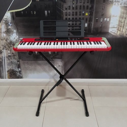 Imagem 2 de 7 de Teclado Musical Casio Ct-s200rd Vermelho Estudante Promoção