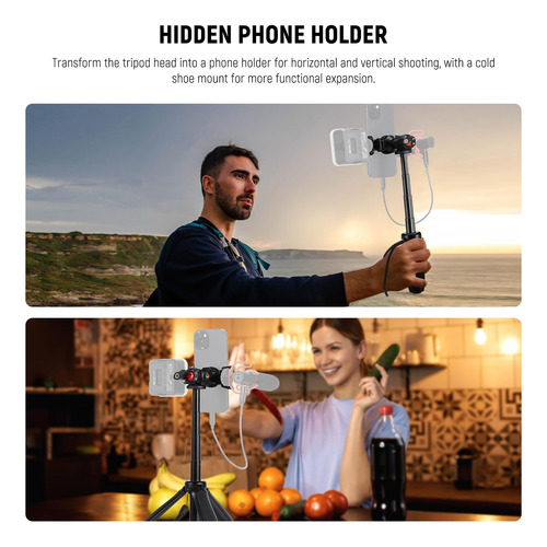 Cámara De Teléfono Trípode Neewer Tp38 Con Palo Para Selfies