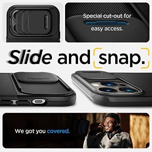 Imagen 3 de 8 de Funda Spigen Optik Armor Mag Para iPhone 14 Pro Max