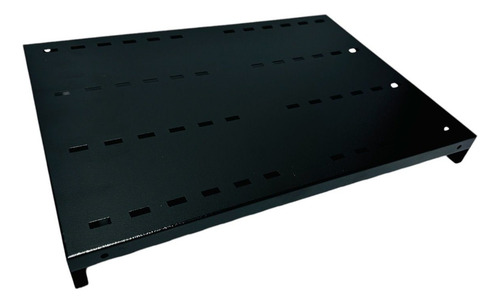 1 Bandeja Fixa 400mm + 8 Porca Gaiola Com Parafuso Cor Preto