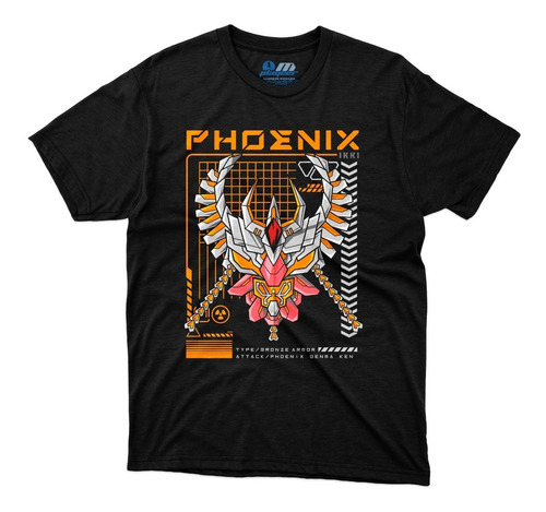 Playera Caballeros Del Zodiaco Anime Fénix Ikki Saint Bronce