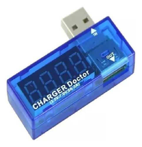 Tester Usb Medidor Probador De Corriente Voltaje Amperaje 