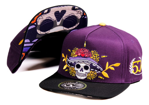 Gorra Cincopuntosiete Dia De Muertos Catrina 5.7