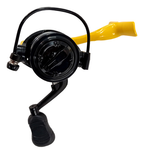 Molinete Albatroz Speedfish 800 Amarelo + Linha Mono