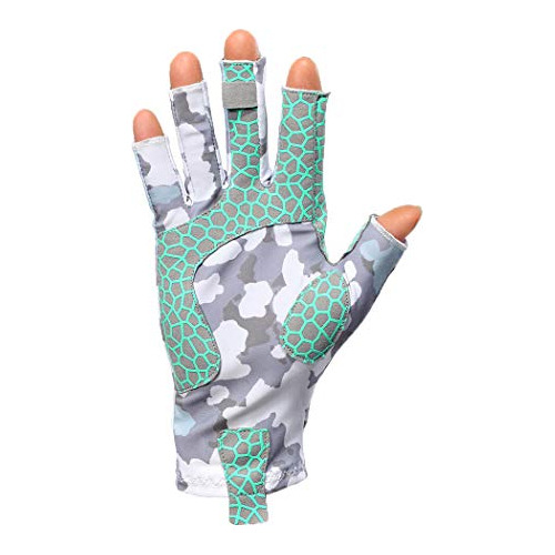 Guantes De Pesca Hombres Fingerless Mujeres Upf 50 Mitad