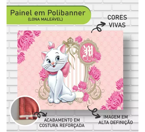 Kit Festa Gata Marie- Decoração Infantil