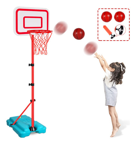 Soporte Ajustable De Mini Aro De Baloncesto Para Niños