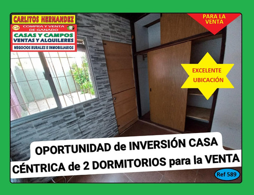 Ref 589) **  V - Oportunidad De Inversión Linda Casa De 2 Dormitorios Para La Venta En San José