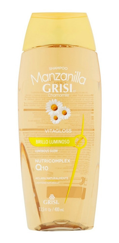 Shampoo Niños Adultos Manzanilla Cabello Claro Rubio Grisi