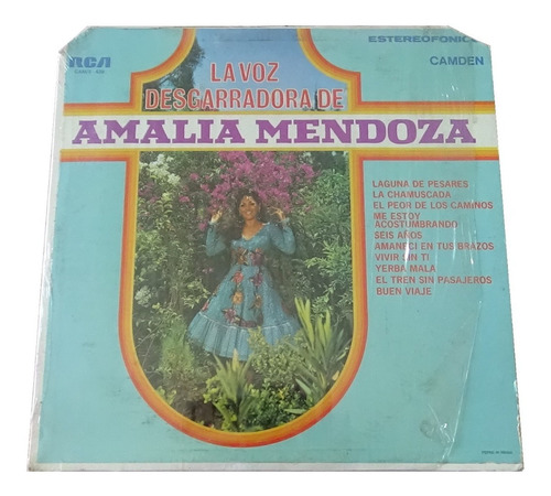 La Voz Desgarradora De Amalia Mendoza Lp Vinilo 1978 Camden