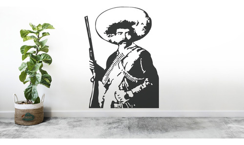 Vinil Decorativo Emiliano Zapata Sticker De Pared Pegatina