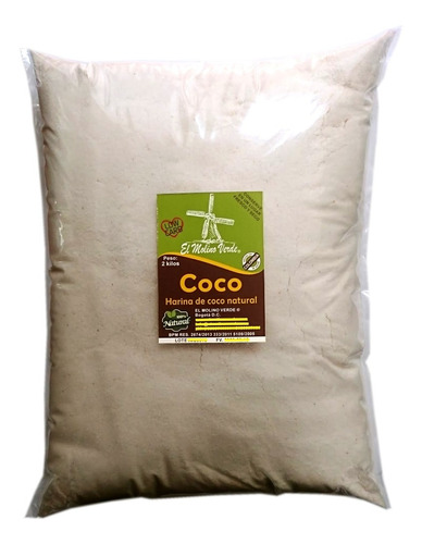 Harina De Coco 100% Nat 2 Kg