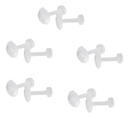 10pcs Joyería De Cuerpo De Acrílico Bares Retenedores
